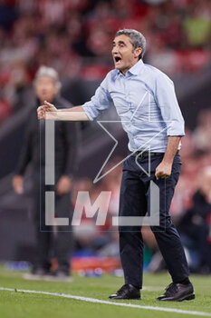 2023-05-04 - Ernesto Valverde head coach of Athletic Club during the Spanish championship La Liga football match between Athletic Club and Real Betis Balompie on May 4, 2023 at San Mames stadium in Bilbao, Spain - FOOTBALL - SPANISH CHAMP - ATHLETIC CLUB V REAL BETIS - SPANISH LA LIGA - SOCCER