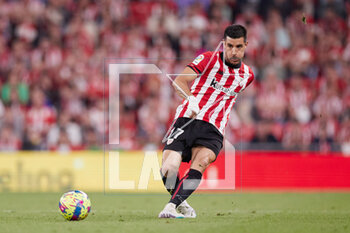 2023-05-04 - Yuri Berchiche of Athletic Club during the Spanish championship La Liga football match between Athletic Club and Real Betis Balompie on May 4, 2023 at San Mames stadium in Bilbao, Spain - FOOTBALL - SPANISH CHAMP - ATHLETIC CLUB V REAL BETIS - SPANISH LA LIGA - SOCCER