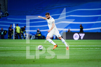 2023-05-13 - Nacho (Real Madrid) in action during the football match between
Real Madrid and Getafe
valid for the match day 34 of the Spanish first division league “La Liga” celebrated in Madrid, Spain at Bernabeu stadium on Saturday 13 May 2023 - REAL MADRID VS GETAFE - SPANISH LA LIGA - SOCCER