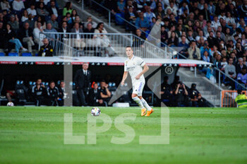 2023-05-13 - Lucas Vázquez (Real Madrid) during the football match between
Real Madrid and Getafe
valid for the match day 34 of the Spanish first division league “La Liga” celebrated in Madrid, Spain at Bernabeu stadium on Saturday 13 May 2023 - REAL MADRID VS GETAFE - SPANISH LA LIGA - SOCCER