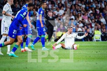 2023-05-13 - Eden Hazard (Real Madrid) during the football match between
Real Madrid and Getafe
valid for the match day 34 of the Spanish first division league “La Liga” celebrated in Madrid, Spain at Bernabeu stadium on Saturday 13 May 2023 - REAL MADRID VS GETAFE - SPANISH LA LIGA - SOCCER