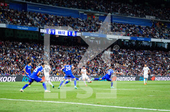 2023-05-13 - Marco Asensio (Real Madrid) scoring a goal during the football match between
Real Madrid and Getafe
valid for the match day 34 of the Spanish first division league “La Liga” celebrated in Madrid, Spain at Bernabeu stadium on Saturday 13 May 2023 - REAL MADRID VS GETAFE - SPANISH LA LIGA - SOCCER