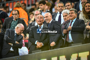 2023-05-20 - Joan Soteras (FCF President) and Luis Rubiales (RFEF President) during a La Liga Santander match between FC Barcelona and Real Sociedad at Spotify Camp Nou, in Barcelona, Spain on May 20, 2023. (Photo / Felipe Mondino) - BARCELONA VS REAL SOCIEDAD - SPANISH LA LIGA - SOCCER