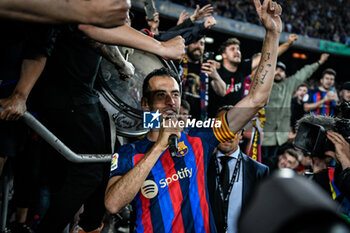 2023-05-20 - Sergio Busquets (FC Barcelona) during a La Liga Santander match between FC Barcelona and Real Sociedad at Spotify Camp Nou, in Barcelona, Spain on May 20, 2023. (Photo / Felipe Mondino) - BARCELONA VS REAL SOCIEDAD - SPANISH LA LIGA - SOCCER