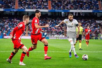 2023-05-24 - Karim Benzema (Real Madrid) in action during the football match between
Real Madrid and Rayo Vallecano
valid for the match day 36 of the Spanish first division league “La Liga” celebrated in Madrid, Spain at Bernabeu stadium on Wednesday 24 May 2023 - REAL MADRID VS RAYO VALLECANO - SPANISH LA LIGA - SOCCER