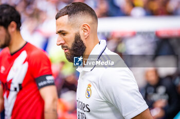 2023-05-24 - Karim Benzema (Real Madrid) before the football match between
Real Madrid and Rayo Vallecano
valid for the match day 36 of the Spanish first division league “La Liga” celebrated in Madrid, Spain at Bernabeu stadium on Wednesday 24 May 2023 - REAL MADRID VS RAYO VALLECANO - SPANISH LA LIGA - SOCCER