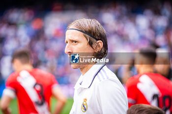 2023-05-24 - Luka Modric (Real Madrid) before the football match between
Real Madrid and Rayo Vallecano
valid for the match day 36 of the Spanish first division league “La Liga” celebrated in Madrid, Spain at Bernabeu stadium on Wednesday 24 May 2023 - REAL MADRID VS RAYO VALLECANO - SPANISH LA LIGA - SOCCER