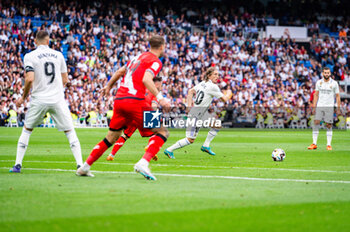 2023-05-24 - Luka Modric (Real Madrid) in action during the football match between
Real Madrid and Rayo Vallecano
valid for the match day 36 of the Spanish first division league “La Liga” celebrated in Madrid, Spain at Bernabeu stadium on Wednesday 24 May 2023 - REAL MADRID VS RAYO VALLECANO - SPANISH LA LIGA - SOCCER