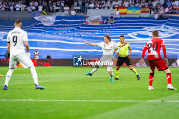 2023-05-24 - Luka Modric (Real Madrid) in action during the football match between
Real Madrid and Rayo Vallecano
valid for the match day 36 of the Spanish first division league “La Liga” celebrated in Madrid, Spain at Bernabeu stadium on Wednesday 24 May 2023 - REAL MADRID VS RAYO VALLECANO - SPANISH LA LIGA - SOCCER