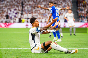 2023-09-02 - Jude Bellingham (Real Madrid) suffers a foul from Djene (Getafe) during the LaLiga EA Sports football match between Real Madrid vs Getafe played at Bernabeu stadium on September 02, 2023 in Madrid, Spain - REAL MADRID VS GETAFE - SPANISH LA LIGA - SOCCER