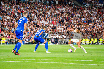 2023-09-02 - Jude Bellingham (Real Madrid) in action during the LaLiga EA Sports football match between Real Madrid vs Getafe played at Bernabeu stadium on September 02, 2023 in Madrid, Spain - REAL MADRID VS GETAFE - SPANISH LA LIGA - SOCCER