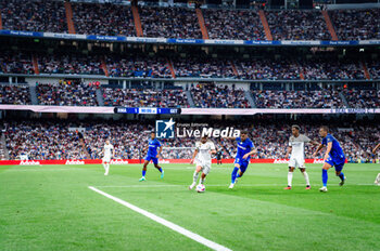 2023-09-02 - Brahim Diaz (Real Madrid) in action during the LaLiga EA Sports football match between Real Madrid vs Getafe played at Bernabeu stadium on September 02, 2023 in Madrid, Spain - REAL MADRID VS GETAFE - SPANISH LA LIGA - SOCCER