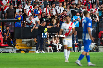 2023-09-15 - Luis Garcia (Deportivo Alaves) protesting against referees during the LaLiga EA Sports football match between Rayo Vallecano vs Deportivo Alaves played at Estadio de Vallecas on September 15, 2023 in Madrid, Spain - RAYO VALLECANO VS ALAVES - SPANISH LA LIGA - SOCCER