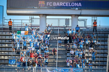 2023-09-23 - RC Celta fans during a La Liga EA Sports match between FC Barcelona and RC Celta de Vigo at Estadi Olimpic Lluis Companys, in Barcelona, ,Spain on September 23, 2023. (Photo / Felipe Mondino) - FC BARCELONA - RC CELTA DE VIGO - SPANISH LA LIGA - SOCCER