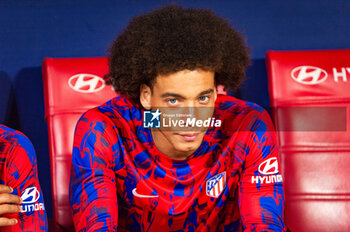 2023-09-24 - Axel Witsel (Atletico Madrid) sitting in the bench before the football match between Atletico Madrid vs Real Madrid, knows as the Derbi of Madrid, valid for the matchday 06 of LaLiga EA Sports played at Estadio Civitas Metropolitano on September 24, 2023 in Madrid, Spain - ATLETICO MADRID VS REAL MADRID - SPANISH LA LIGA - SOCCER