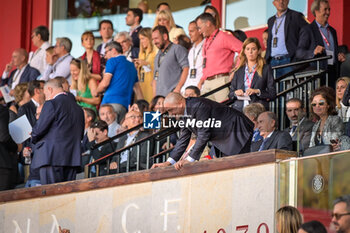 2023-09-30 - Ex Real Madrid FC player Roberto Carlos during a La Liga EA Sports match between Girona FC and Real Madrid at Estadio Municipal de Montilivi, in Girona, ,Spain on September 30, 2023. (Photo / Felipe Mondino) - GIRONA FC - REAL MADRID CF - SPANISH LA LIGA - SOCCER