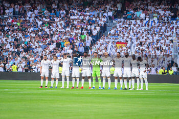 2023-10-07 - Real Madrid team before the football match of Spanish championship La Liga EA Sports between Real Madrid vs Osasuna played at Bernabeu stadium on October 07, 2023 in Madrid, Spain - REAL MADRID VS OSASUNA - SPANISH LA LIGA - SOCCER