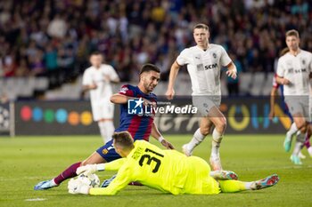 2023-10-25 - BARCELONA, SPAIN - OCTOBER 25: Ferran Torres of FC Barcelona during the UEFA Champions League match between FC Barcelona and FC Shakhtar Donetsk at the Estadi Olimpic Lluis Companys on October 25, 2023 in Barcelona, SpainSpain La Liga soccer match UEFA Champions League FC Barcelona vs Shakhtar 900/Cordon Press - LA LIGA: UEFA CHAMPIONS LEAGUE FC BARCELONA VS SHAKHTAR - SPANISH LA LIGA - SOCCER