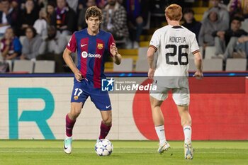 2023-10-25 - BARCELONA, SPAIN - OCTOBER 25: Marcos Alonso of FC Barcelona during the UEFA Champions League match between FC Barcelona and FC Shakhtar Donetsk at the Estadi Olimpic Lluis Companys on October 25, 2023 in Barcelona, SpainSpain La Liga soccer match UEFA Champions League FC Barcelona vs Shakhtar 900/Cordon Press - LA LIGA: UEFA CHAMPIONS LEAGUE FC BARCELONA VS SHAKHTAR - SPANISH LA LIGA - SOCCER