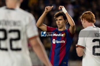 2023-10-25 - BARCELONA, SPAIN - OCTOBER 25: Joao Felix of FC Barcelona during the UEFA Champions League match between FC Barcelona and FC Shakhtar Donetsk at the Estadi Olimpic Lluis Companys on October 25, 2023 in Barcelona, SpainSpain La Liga soccer match UEFA Champions League FC Barcelona vs Shakhtar 900/Cordon Press - LA LIGA: UEFA CHAMPIONS LEAGUE FC BARCELONA VS SHAKHTAR - SPANISH LA LIGA - SOCCER