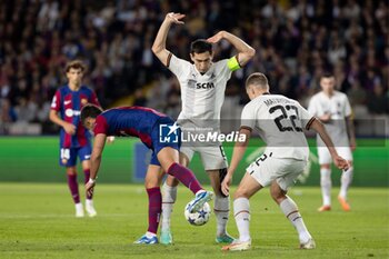 2023-10-25 - BARCELONA, SPAIN - OCTOBER 25: Ferran Torres of FC Barcelona during the UEFA Champions League match between FC Barcelona and FC Shakhtar Donetsk at the Estadi Olimpic Lluis Companys on October 25, 2023 in Barcelona, SpainSpain La Liga soccer match UEFA Champions League FC Barcelona vs Shakhtar 900/Cordon Press - LA LIGA: UEFA CHAMPIONS LEAGUE FC BARCELONA VS SHAKHTAR - SPANISH LA LIGA - SOCCER