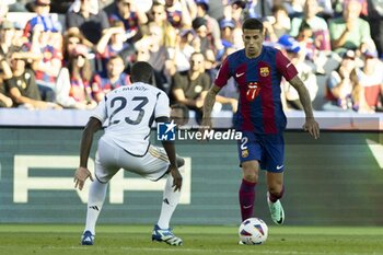 2023-10-28 - BARCELONA, SPAIN - OCTOBER 28: Joao Cancelo of FC Barcelona during the La Liga EA Sports match between FC Barcelona and Real Madrid at the Estadi Olimpic Lluis Companys on October 28, 2023 in Barcelona, SpainSpain La Liga soccer match FC Barcelona vs Real Madrid 900/Cordon Press - LA LIGA: FC BARCELONA VS REAL MADRID - SPANISH LA LIGA - SOCCER