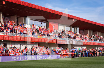 2023-03-12 - Atletico Madrid fans during the women’s football match between
Atletico Madrid vs Real Madrid celebrated in Alcalá de Henares, Spain at Centro Deportivo Cívitas stadium on Sunday 12 March 2023 valid for match day 21 of the women's spanish first division “Liga F” football league - ATLETICO MADRID VS REAL MADRID - SPANISH PRIMERA DIVISION WOMEN - SOCCER