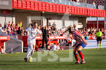 2023-03-12 - Athenea Del Castillo (Real Madrid) in action during the women’s football match between
Atletico Madrid vs Real Madrid celebrated in Alcalá de Henares, Spain at Centro Deportivo Cívitas stadium on Sunday 12 March 2023 valid for match day 21 of the women's spanish first division “Liga F” football league - ATLETICO MADRID VS REAL MADRID - SPANISH PRIMERA DIVISION WOMEN - SOCCER