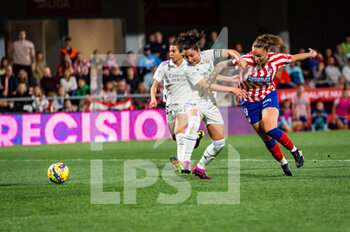 2023-03-12 - Ivana Andres (Real Madrid) and Andrea Staskova (Atletico Madrid) in action during the women’s football match between
Atletico Madrid vs Real Madrid celebrated in Alcalá de Henares, Spain at Centro Deportivo Cívitas stadium on Sunday 12 March 2023 valid for match day 21 of the women's spanish first division “Liga F” football league - ATLETICO MADRID VS REAL MADRID - SPANISH PRIMERA DIVISION WOMEN - SOCCER