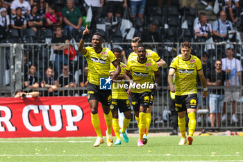 2023-04-30 - 04.06.2023, Bern, Wankdorf, CUP Final: BSC Young Boys - FC Lugano, #18 Jean-Pierre Nsame (Young Boys) celebrates his with team - CUP FINAL: BSC YOUNG BOYS - FC LUGANO - SWISS CUP - SOCCER