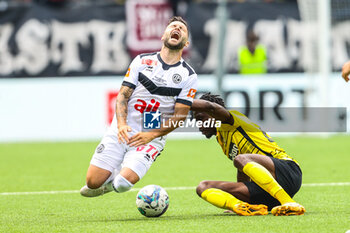 2023-04-30 - 04.06.2023, Bern, Wankdorf, CUP Final: BSC Young Boys - FC Lugano, #11 Renato Steffen (Lugano) against #20 Cheikh Niasse (Young Boys) - CUP FINAL: BSC YOUNG BOYS - FC LUGANO - SWISS CUP - SOCCER