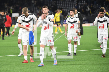 2023-02-18 - February 18, 2023, Bern, Wankdorf, Super League: BSC Young Boys - FC Lugano, the players from FC Lugano say goodbye to the fans. - SUPER LEAGUE: BSC YOUNG BOYS - FC LUGANO - SWISS SUPER LEAGUE - SOCCER
