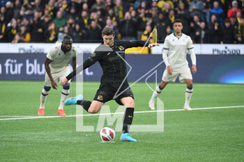 2023-03-19 - March 19, 2023, Bern, Wankdorf, Super League: BSC Young Boys - FC Lugano, #11 Cedric Itten (Young Boys) scores from the penalty spot to make it 2-0. - SUPER LEAGUE: BSC YOUNG BOYS - FC LUGANO - SWISS SUPER LEAGUE - SOCCER