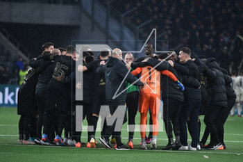 2023-03-19 - March 19, 2023, Bern, Wankdorf, Super League: BSC Young Boys - FC Lugano, the players from BSC Young Boys are happy about the victory. - SUPER LEAGUE: BSC YOUNG BOYS - FC LUGANO - SWISS SUPER LEAGUE - SOCCER