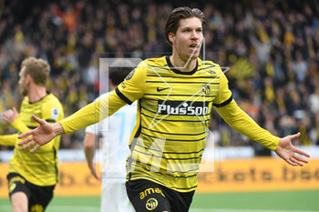 2023-04-30 - April 30th, 2023, Bern, Wankdorf Stadium, Super League: BSC Young Boys - FC Luzern, #11 Cedric Itten (Young Boys) is happy about his goal to make it 5:1. - SUPER LEAGUE: BSC YOUNG BOYS - FC LUZERN - SWISS SUPER LEAGUE - SOCCER