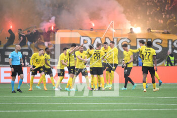 2023-04-30 - April 30, 2023, Bern, Wankdorf Stadium, Super League: BSC Young Boys - FC Luzern, the players from BSC Young Boys celebrate their 16th championship title after the final whistle. - SUPER LEAGUE: BSC YOUNG BOYS - FC LUZERN - SWISS SUPER LEAGUE - SOCCER