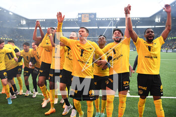 2023-04-30 - April 30, 2023, Bern, Wankdorf Stadium, Super League: BSC Young Boys - FC Luzern, the players from BSC Young Boys celebrate their 16th championship title. - SUPER LEAGUE: BSC YOUNG BOYS - FC LUZERN - SWISS SUPER LEAGUE - SOCCER