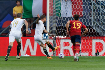 2023-06-15 - Ciro Immobile (Italy) scores a goal of 1-1 - SEMIFINAL - SPAIN VS ITALY - UEFA NATIONS LEAGUE - SOCCER