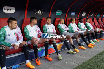 2023-06-15 - the players of Italy on the bench - SEMIFINAL - SPAIN VS ITALY - UEFA NATIONS LEAGUE - SOCCER