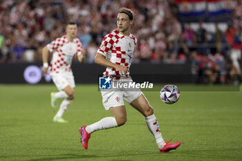 2023-06-14 - Lovro Majer of Croatia during the UEFA Nations League, Semi-finals football match between Netherlands and Croatia on June 14, 2023 at Stadion Feijenoord 'De Kuip' in Rotterdam, Netherlands - FOOTBALL - UEFA NATIONS LEAGUE 2023 - 1/2 - NETHERLANDS V CROATIA - UEFA NATIONS LEAGUE - SOCCER