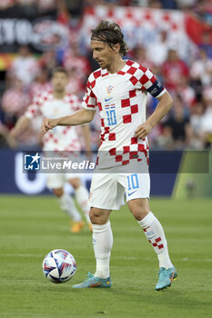 2023-06-14 - Luka Modric of Croatia during the UEFA Nations League, Semi-finals football match between Netherlands and Croatia on June 14, 2023 at Stadion Feijenoord 'De Kuip' in Rotterdam, Netherlands - FOOTBALL - UEFA NATIONS LEAGUE 2023 - 1/2 - NETHERLANDS V CROATIA - UEFA NATIONS LEAGUE - SOCCER