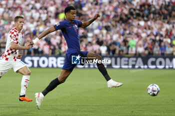 2023-06-14 - Cody Gakpo of Netherlands during the UEFA Nations League, Semi-finals football match between Netherlands and Croatia on June 14, 2023 at Stadion Feijenoord 'De Kuip' in Rotterdam, Netherlands - FOOTBALL - UEFA NATIONS LEAGUE 2023 - 1/2 - NETHERLANDS V CROATIA - UEFA NATIONS LEAGUE - SOCCER
