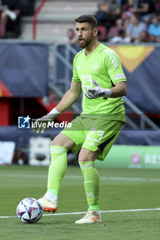 2023-06-15 - Spain goalkeeper Unai Simon during the UEFA Nations League, Semi-finals football match between Spain and Italy on June 15, 2023 at De Grolsch Veste, fc twente stadium in Enschede, Netherlands - FOOTBALL - UEFA NATIONS LEAGUE 2023 - 1/2 - SPAIN V ITALY - UEFA NATIONS LEAGUE - SOCCER