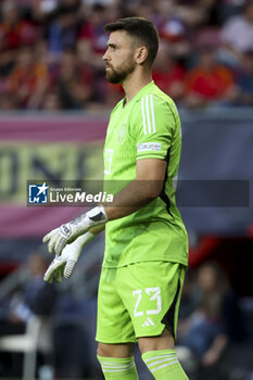 2023-06-15 - Spain goalkeeper Unai Simon during the UEFA Nations League, Semi-finals football match between Spain and Italy on June 15, 2023 at De Grolsch Veste, fc twente stadium in Enschede, Netherlands - FOOTBALL - UEFA NATIONS LEAGUE 2023 - 1/2 - SPAIN V ITALY - UEFA NATIONS LEAGUE - SOCCER