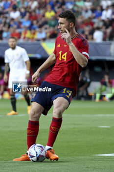 2023-06-15 - Aymeric Laporte of Spain during the UEFA Nations League Semi-final football match between Spain and Italy on June 15, 2023 at De Grolsch Veste, FC Twente stadium in Enschede, Netherlands - FOOTBALL - UEFA NATIONS LEAGUE 2023 - 1/2 - SPAIN V ITALY - UEFA NATIONS LEAGUE - SOCCER
