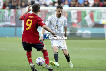 2023-06-15 - Jorginho of Italy during the UEFA Nations League Semi-final football match between Spain and Italy on June 15, 2023 at De Grolsch Veste, FC Twente stadium in Enschede, Netherlands - FOOTBALL - UEFA NATIONS LEAGUE 2023 - 1/2 - SPAIN V ITALY - UEFA NATIONS LEAGUE - SOCCER