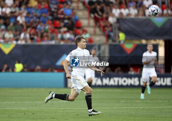 2023-06-15 - Nicolo Barella of Italy during the UEFA Nations League Semi-final football match between Spain and Italy on June 15, 2023 at De Grolsch Veste, FC Twente stadium in Enschede, Netherlands - FOOTBALL - UEFA NATIONS LEAGUE 2023 - 1/2 - SPAIN V ITALY - UEFA NATIONS LEAGUE - SOCCER