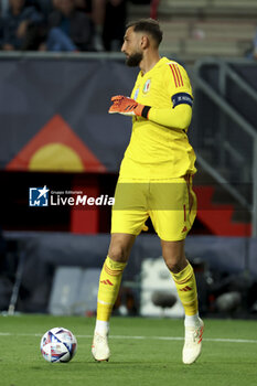 2023-06-15 - Italy goalkeeper Gianluigi Donnarumma during the UEFA Nations League Semi-final football match between Spain and Italy on June 15, 2023 at De Grolsch Veste, FC Twente stadium in Enschede, Netherlands - FOOTBALL - UEFA NATIONS LEAGUE 2023 - 1/2 - SPAIN V ITALY - UEFA NATIONS LEAGUE - SOCCER