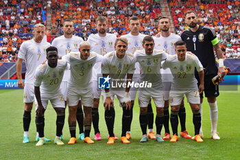 2023-06-18 - Italy team line up - THIRD-PLACE MATCH - NETHERLANDS VS ITALY - UEFA NATIONS LEAGUE - SOCCER