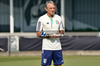 2023-06-17 - Roberto Mancini head coach of Italy - TRAINING SESSION FOR THE ITALIA TEAM - UEFA NATIONS LEAGUE - SOCCER